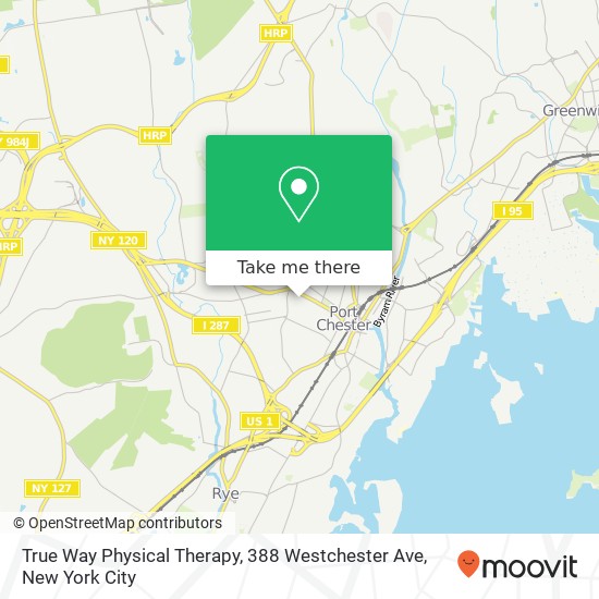 True Way Physical Therapy, 388 Westchester Ave map