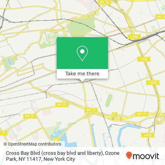 Cross Bay Blvd (cross bay blvd and liberty), Ozone Park, NY 11417 map