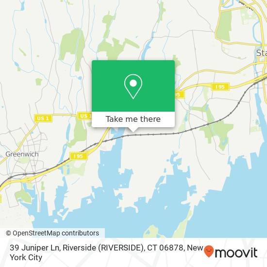 39 Juniper Ln, Riverside (RIVERSIDE), CT 06878 map