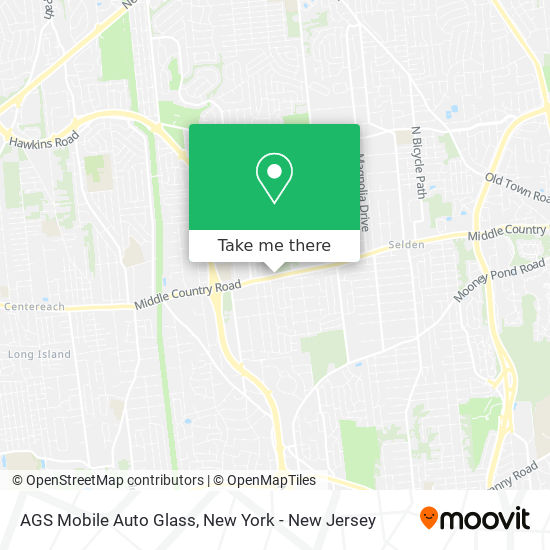 Mapa de AGS Mobile Auto Glass