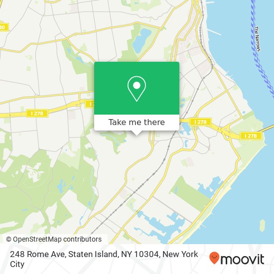 248 Rome Ave, Staten Island, NY 10304 map
