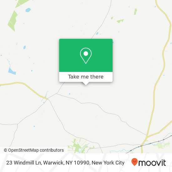 23 Windmill Ln, Warwick, NY 10990 map