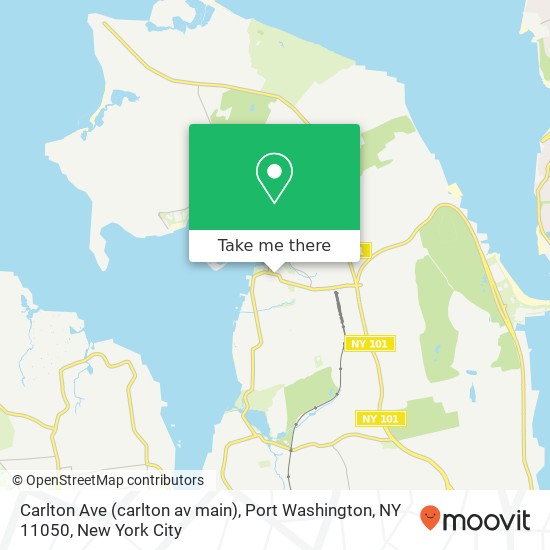 Carlton Ave (carlton av main), Port Washington, NY 11050 map