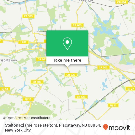 Stelton Rd (melrose stelton), Piscataway, NJ 08854 map