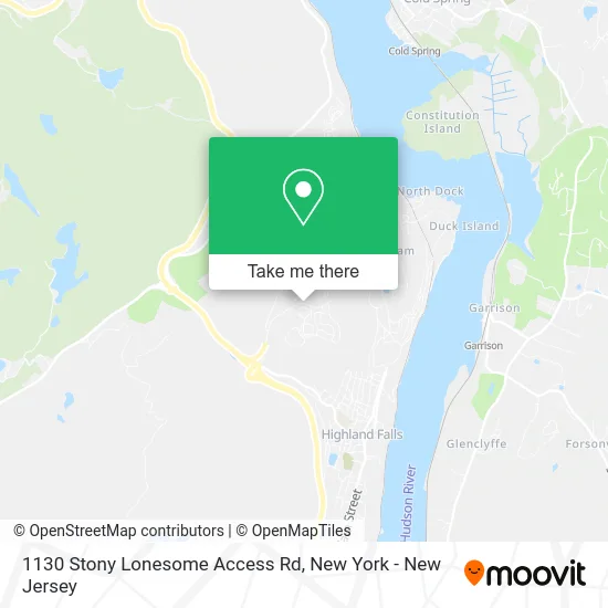 1130 Stony Lonesome Access Rd map