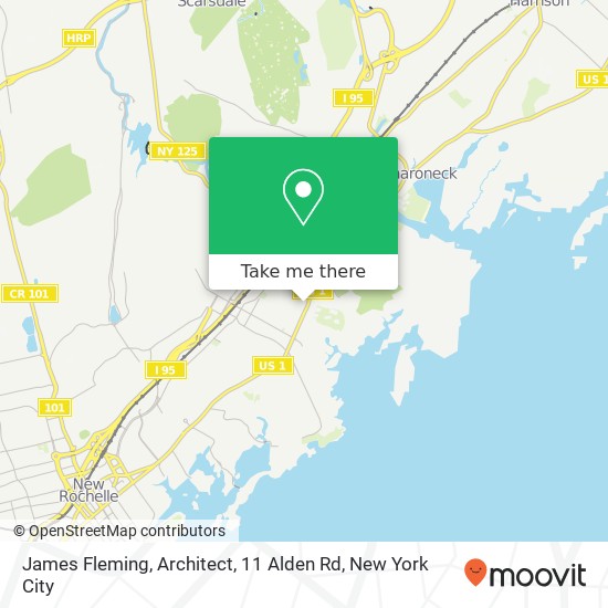 James Fleming, Architect, 11 Alden Rd map