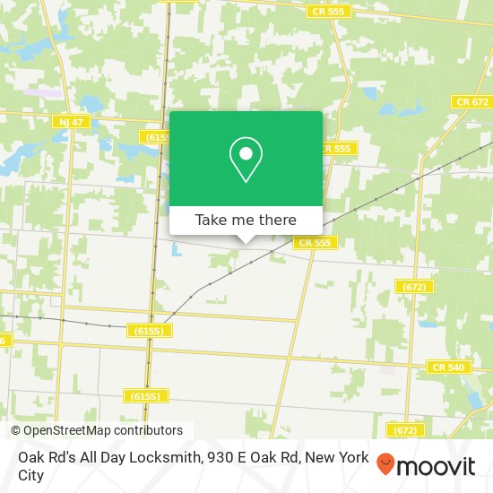 Oak Rd's All Day Locksmith, 930 E Oak Rd map