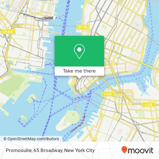 Promosuite, 65 Broadway map