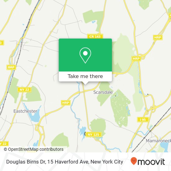 Mapa de Douglas Birns Dr, 15 Haverford Ave