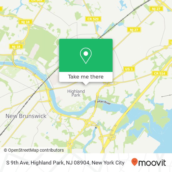 S 9th Ave, Highland Park, NJ 08904 map