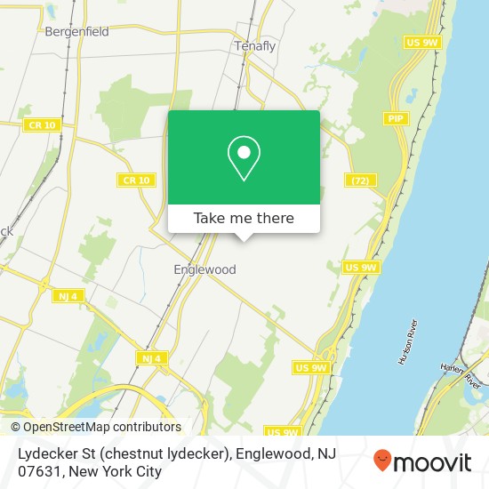 Lydecker St (chestnut lydecker), Englewood, NJ 07631 map