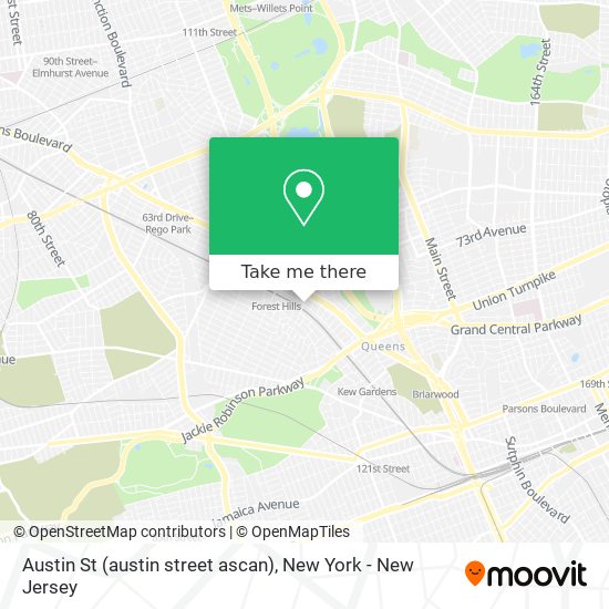 Mapa de Austin St (austin street ascan)