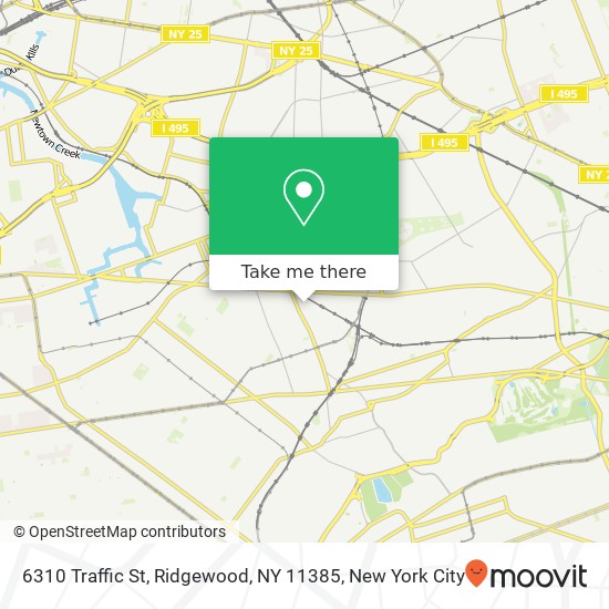 6310 Traffic St, Ridgewood, NY 11385 map