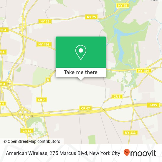 American Wireless, 275 Marcus Blvd map