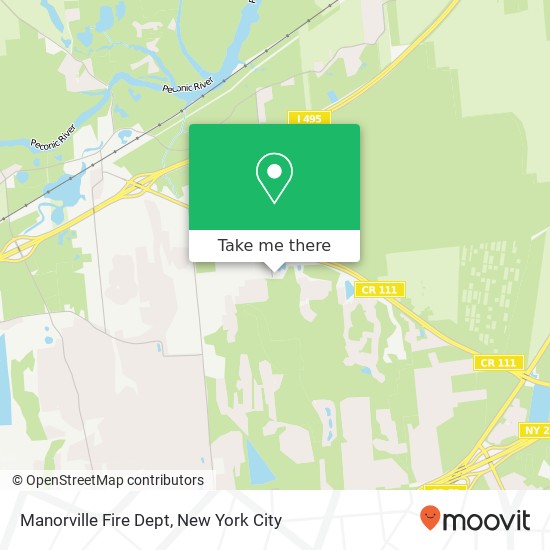 Mapa de Manorville Fire Dept