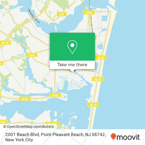 2001 Beach Blvd, Point Pleasant Beach, NJ 08742 map