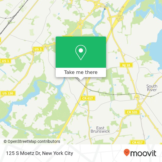 125 S Moetz Dr, Milltown, NJ 08850 map