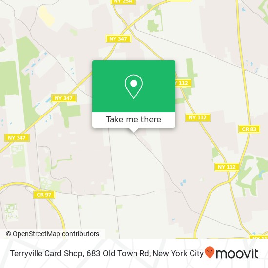 Mapa de Terryville Card Shop, 683 Old Town Rd