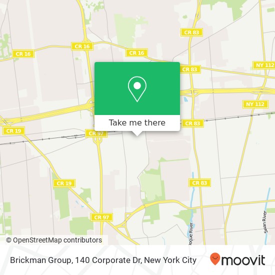 Mapa de Brickman Group, 140 Corporate Dr