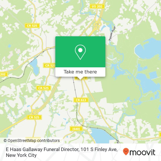 E Haas Gallaway Funeral Director, 101 S Finley Ave map