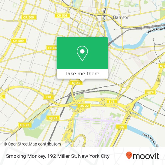 Smoking Monkey, 192 Miller St map