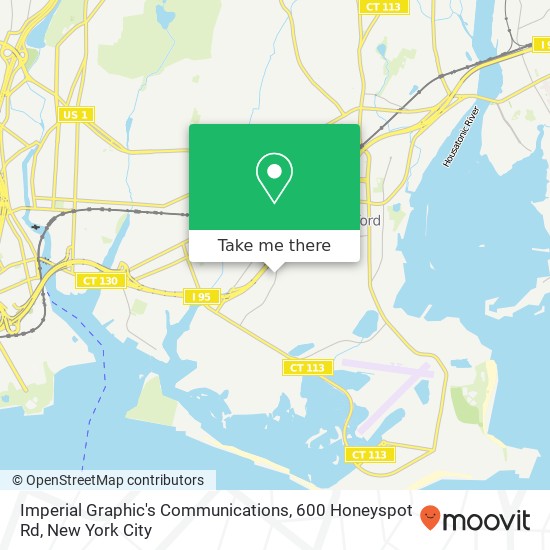 Imperial Graphic's Communications, 600 Honeyspot Rd map