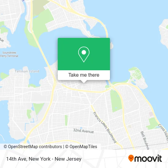 14th Ave map