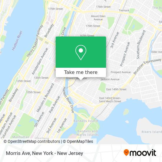 Morris Ave map