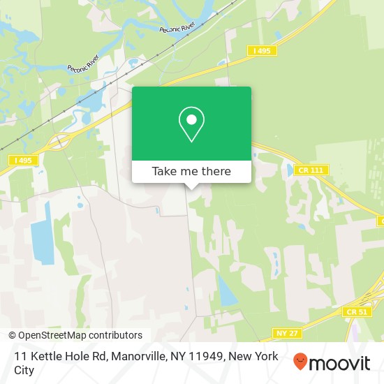 11 Kettle Hole Rd, Manorville, NY 11949 map