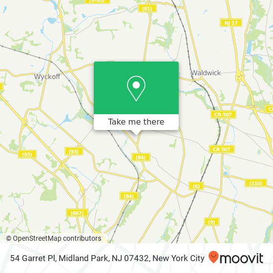 54 Garret Pl, Midland Park, NJ 07432 map