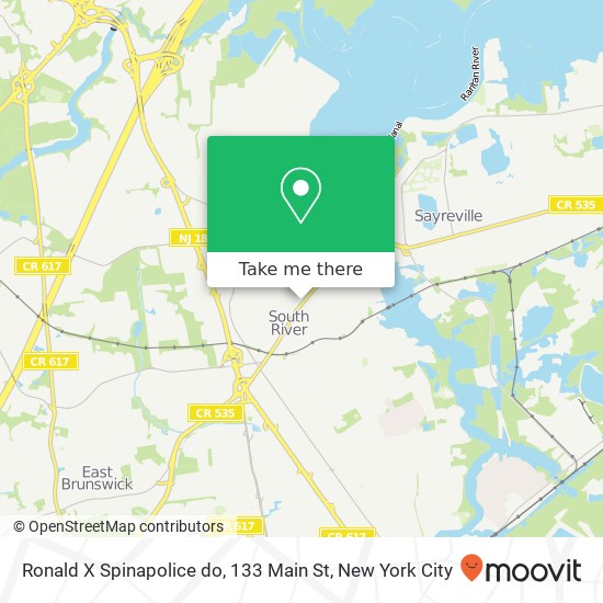 Mapa de Ronald X Spinapolice do, 133 Main St