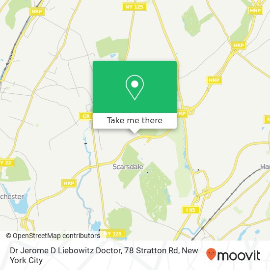 Mapa de Dr Jerome D Liebowitz Doctor, 78 Stratton Rd