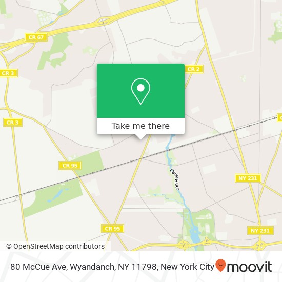 80 McCue Ave, Wyandanch, NY 11798 map