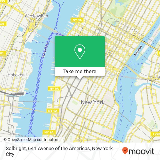 Solbright, 641 Avenue of the Americas map