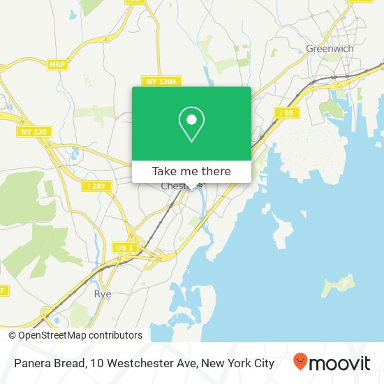 Panera Bread, 10 Westchester Ave map