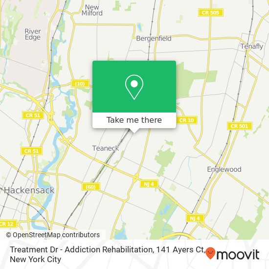 Treatment Dr - Addiction Rehabilitation, 141 Ayers Ct map