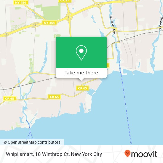 Mapa de Whipi smart, 18 Winthrop Ct