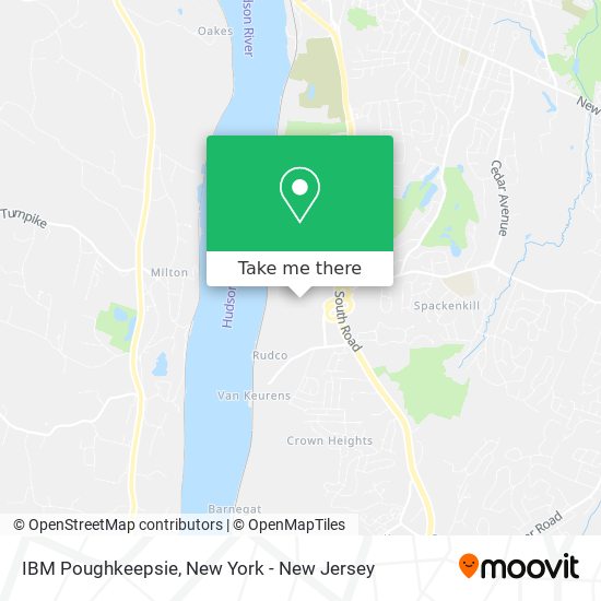 IBM Poughkeepsie map