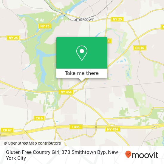 Mapa de Gluten Free Country Girl, 373 Smithtown Byp