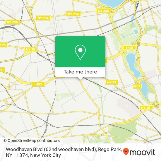 Woodhaven Blvd (62nd woodhaven blvd), Rego Park, NY 11374 map