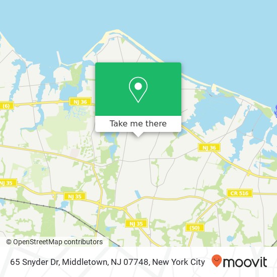 65 Snyder Dr, Middletown, NJ 07748 map
