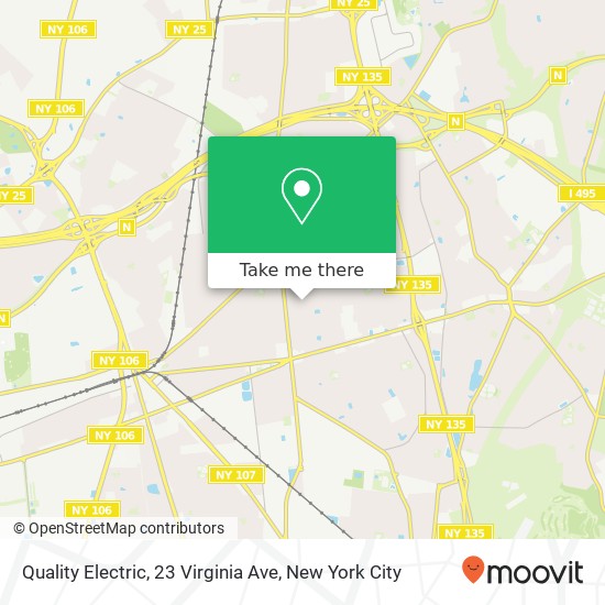 Mapa de Quality Electric, 23 Virginia Ave