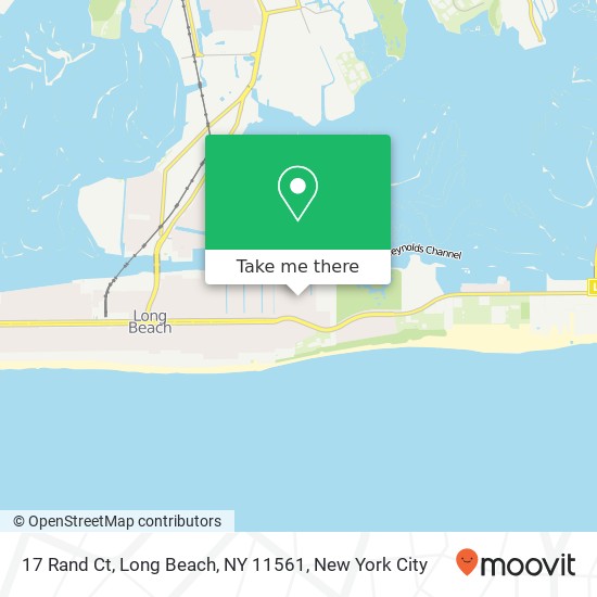 Mapa de 17 Rand Ct, Long Beach, NY 11561