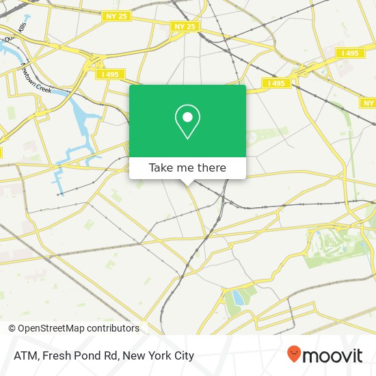 ATM, Fresh Pond Rd map