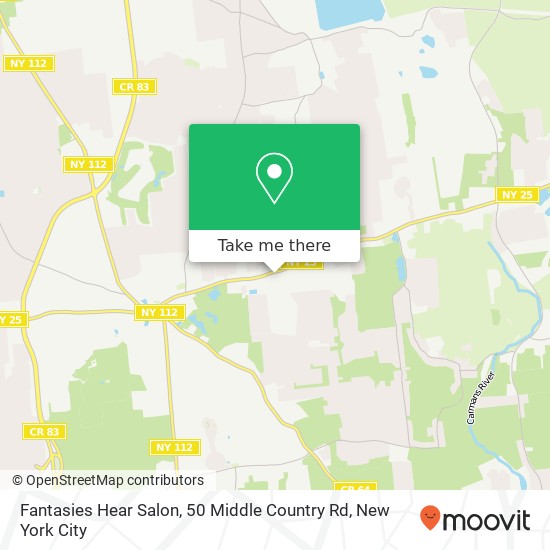 Fantasies Hear Salon, 50 Middle Country Rd map