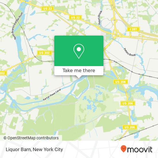 Mapa de Liquor Barn