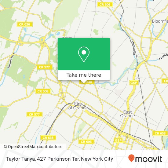 Taylor Tanya, 427 Parkinson Ter map