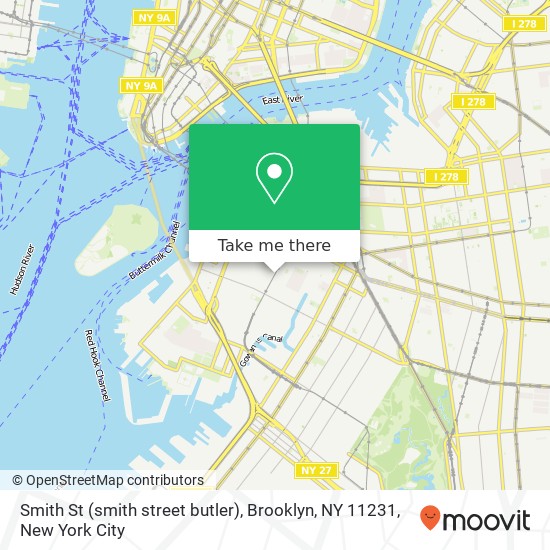 Smith St (smith street butler), Brooklyn, NY 11231 map