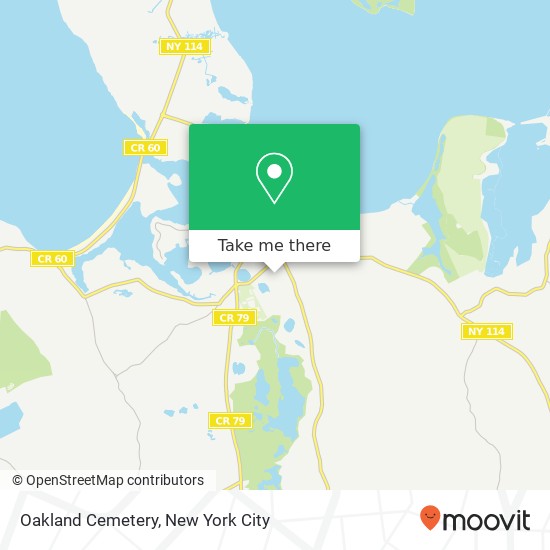 Mapa de Oakland Cemetery