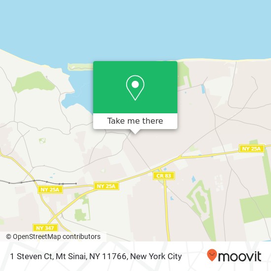 1 Steven Ct, Mt Sinai, NY 11766 map